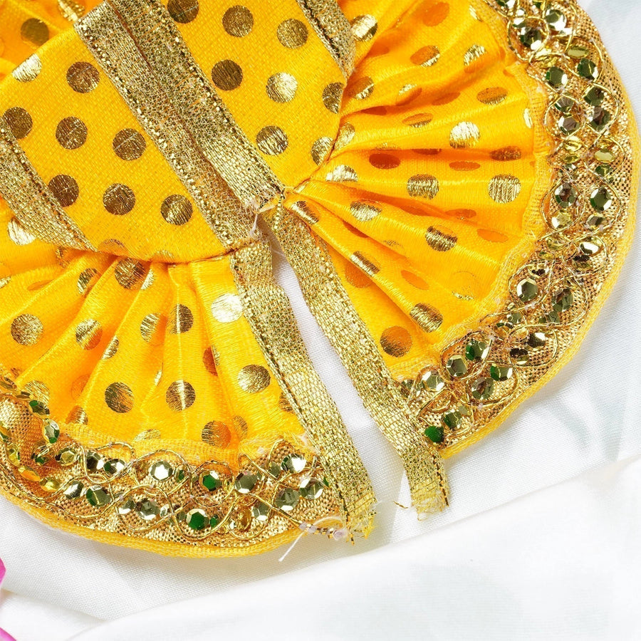 Kanha Ji Ki Poshak without Mukut (Size 2) by Pujashree | Sanatana Journey