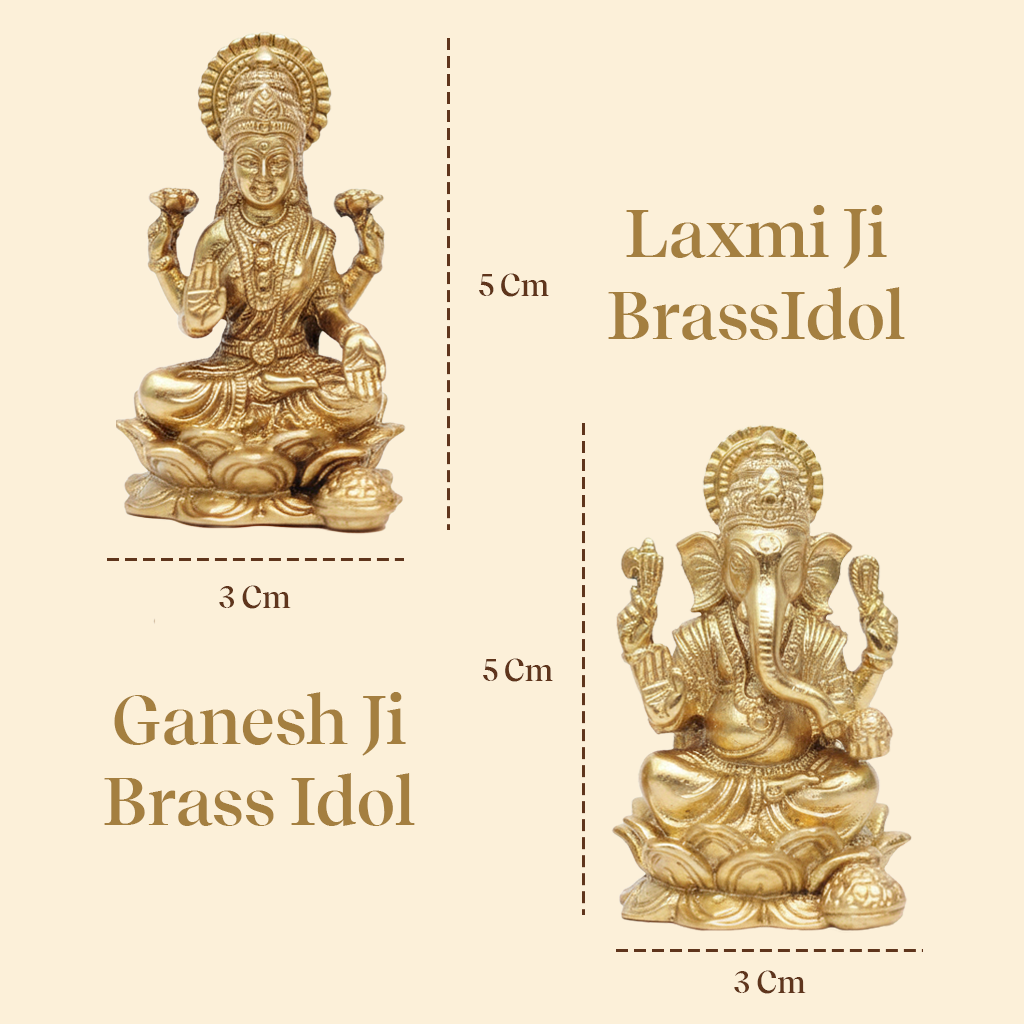 Laxmi Ganesh on Lotus Idol - Bring Home Divine Murti for Wealth
