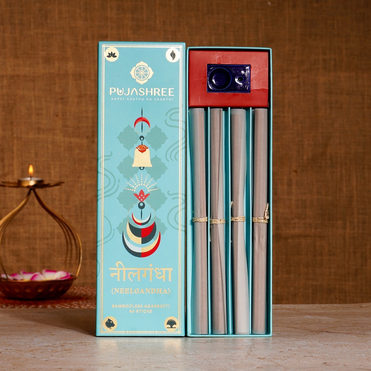 Neelgandha Bambooless Agarbatti ) – Crisp Juniper Wood Aroma for Purity & Elevated Energy