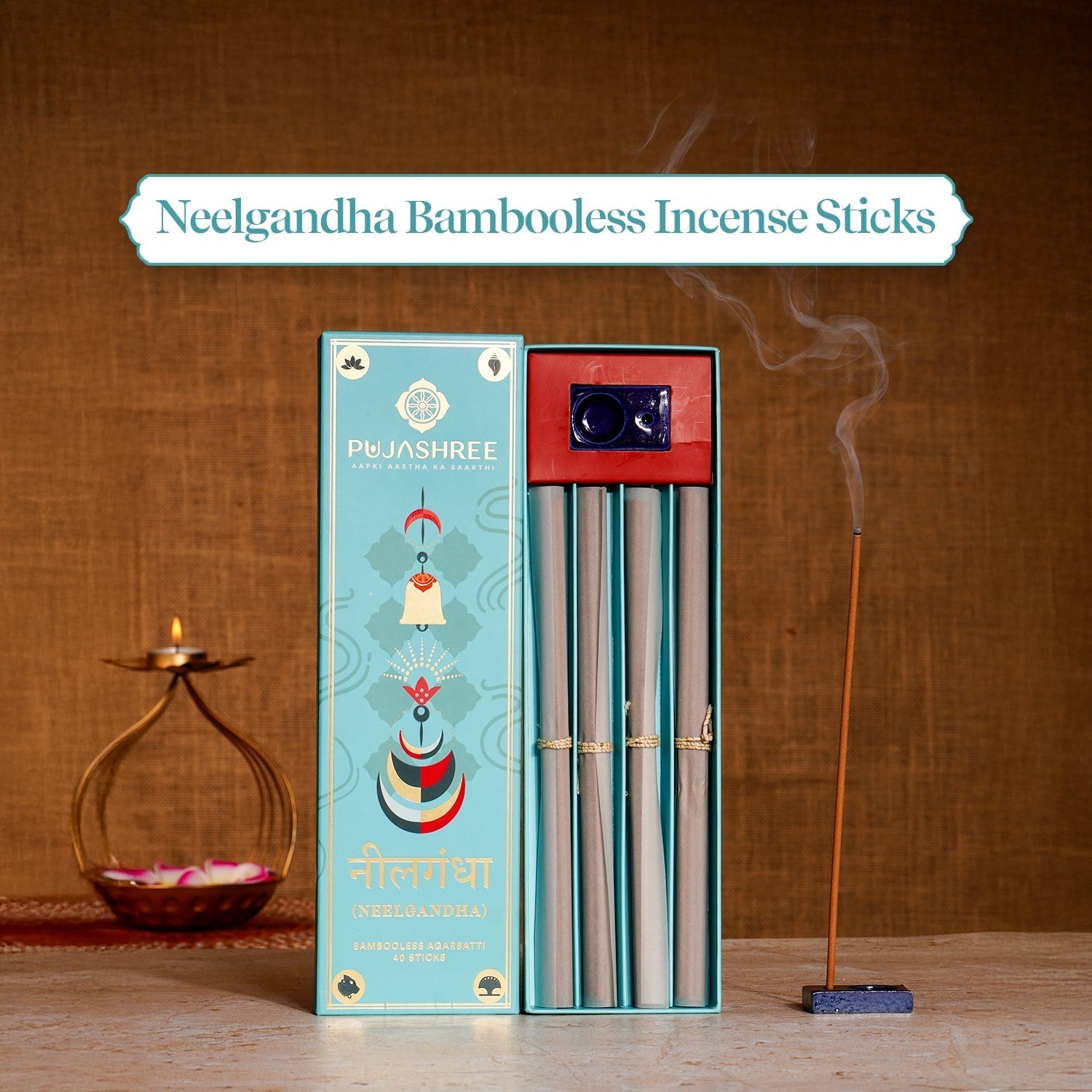Neelgandha Bambooless Agarbatti ) – Crisp Juniper Wood Aroma for Purity & Elevated Energy