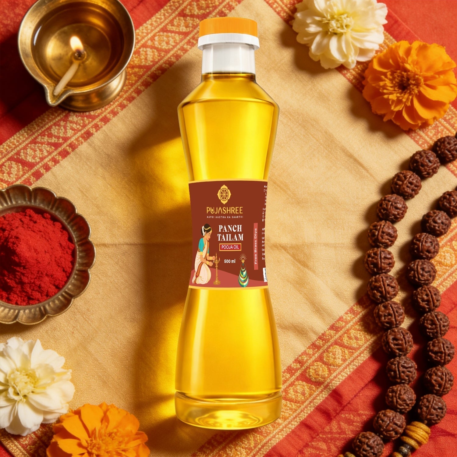 Panch Tailam Puja Oil by Pujashree | Sanatana Journey