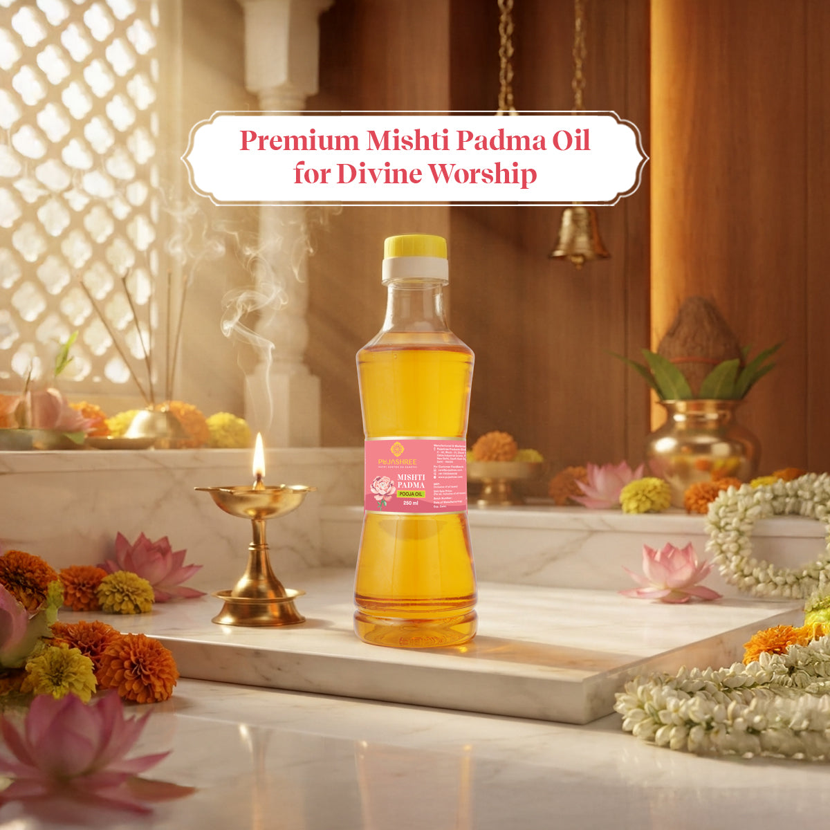 Mishti Padma Puja Oil by Pujashree | Sanatana Journey