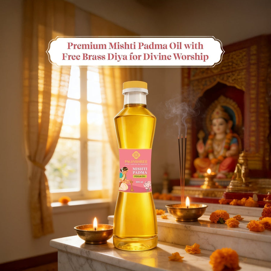 Mishti Padma Puja Oil by Pujashree | Sanatana Journey