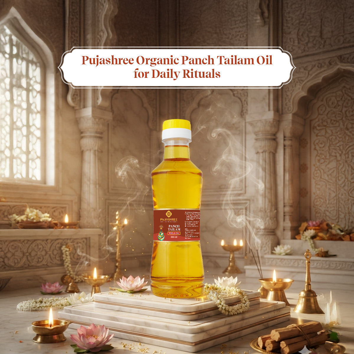 Panch Tailam Puja Oil by Pujashree | Sanatana Journey