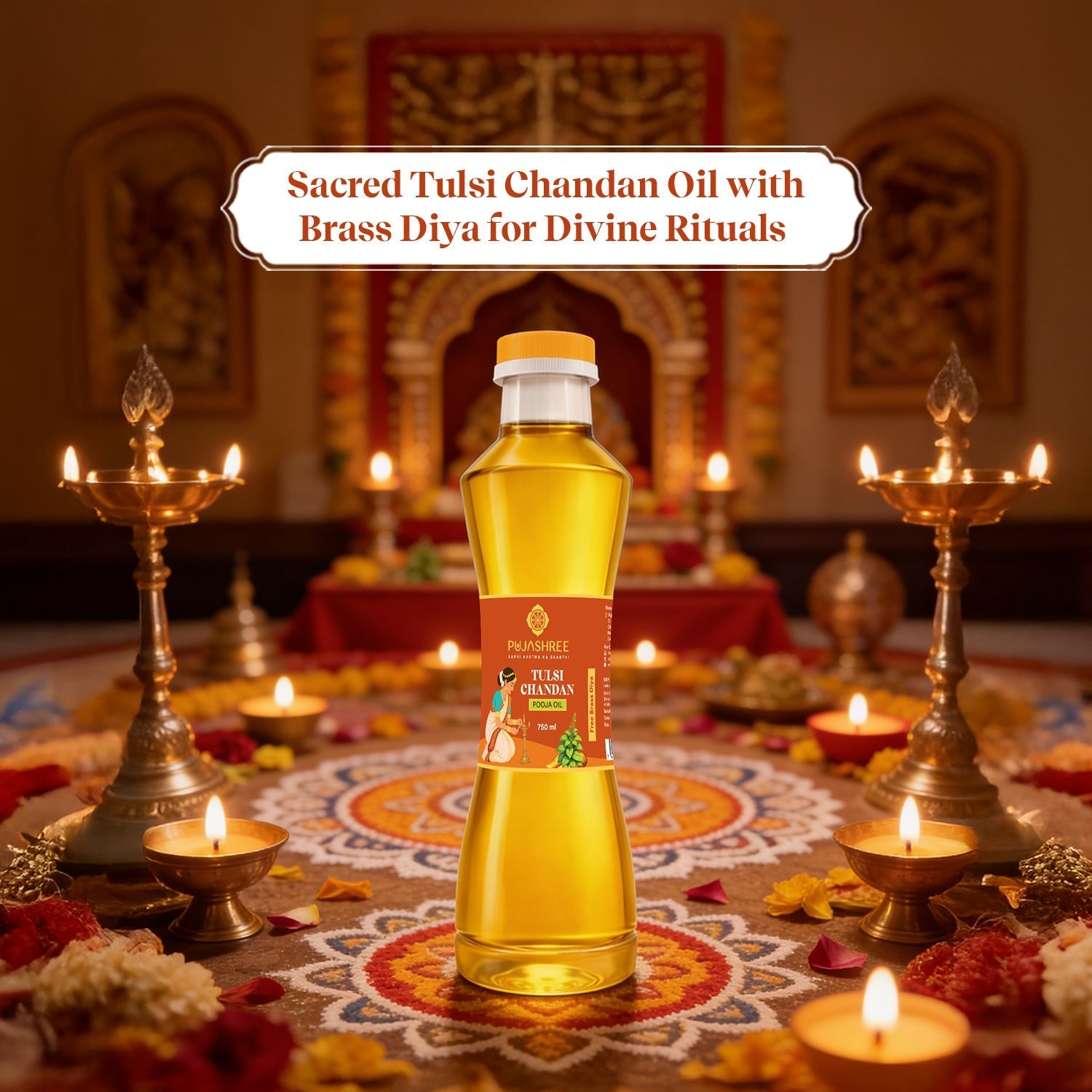 Tulsi Chandan Pooja Oil