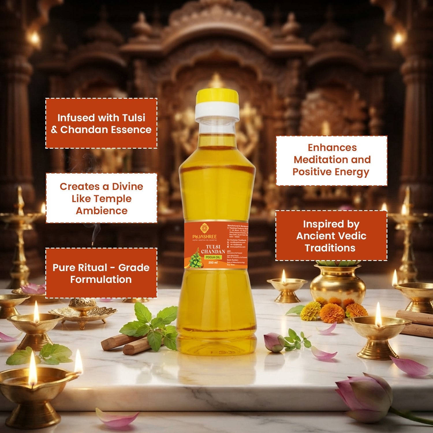 Tulsi Chandan Pooja Oil