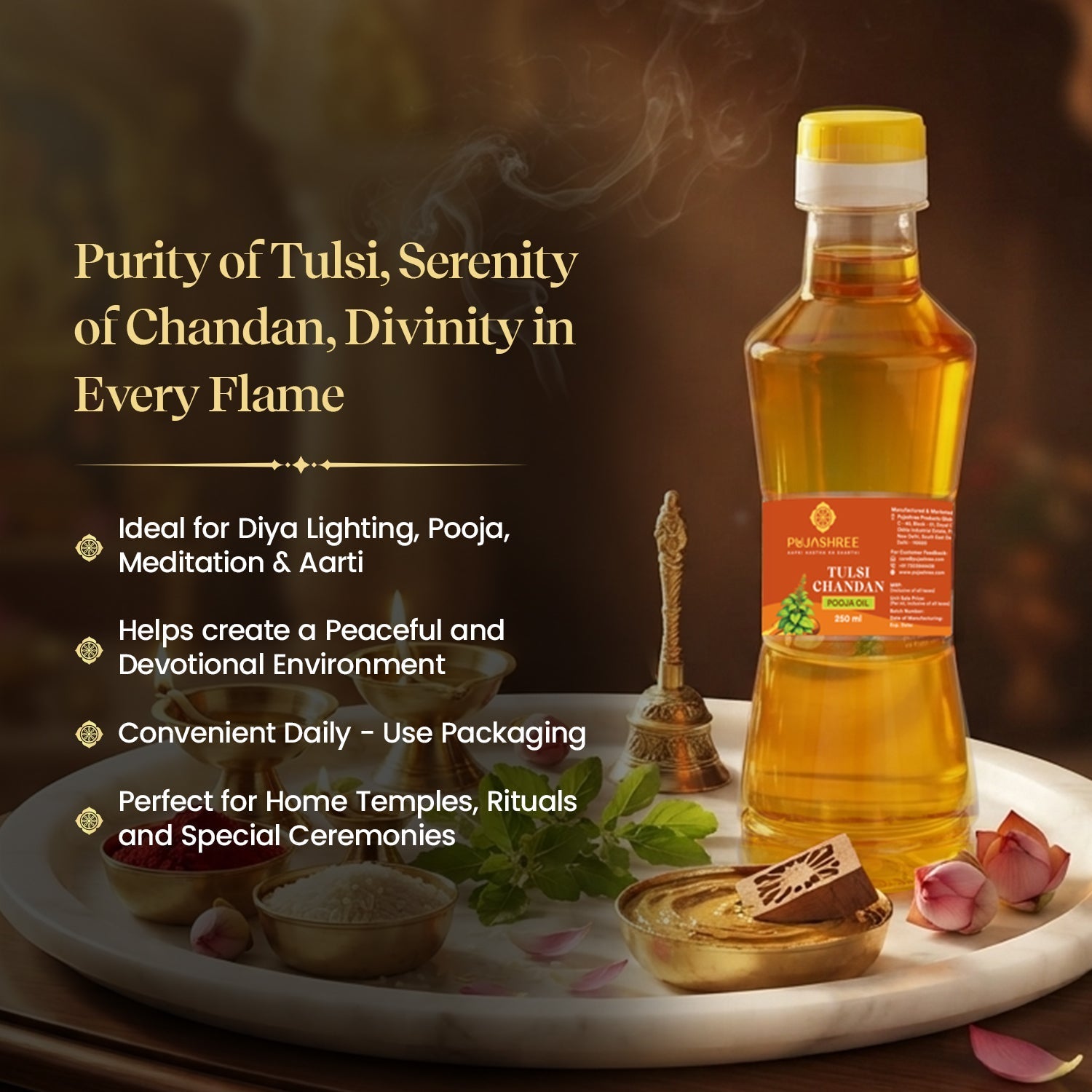 Tulsi Chandan Pooja Oil