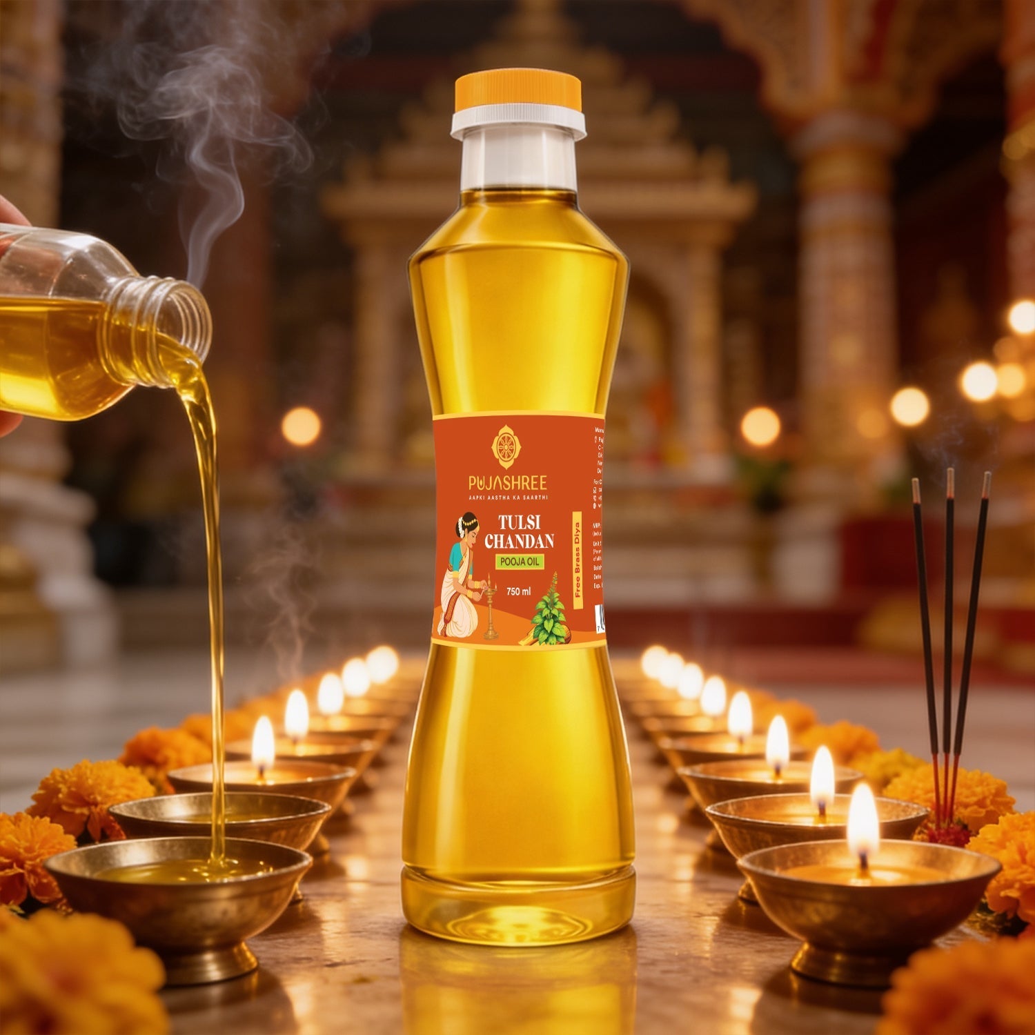 Tulsi Chandan Pooja Oil