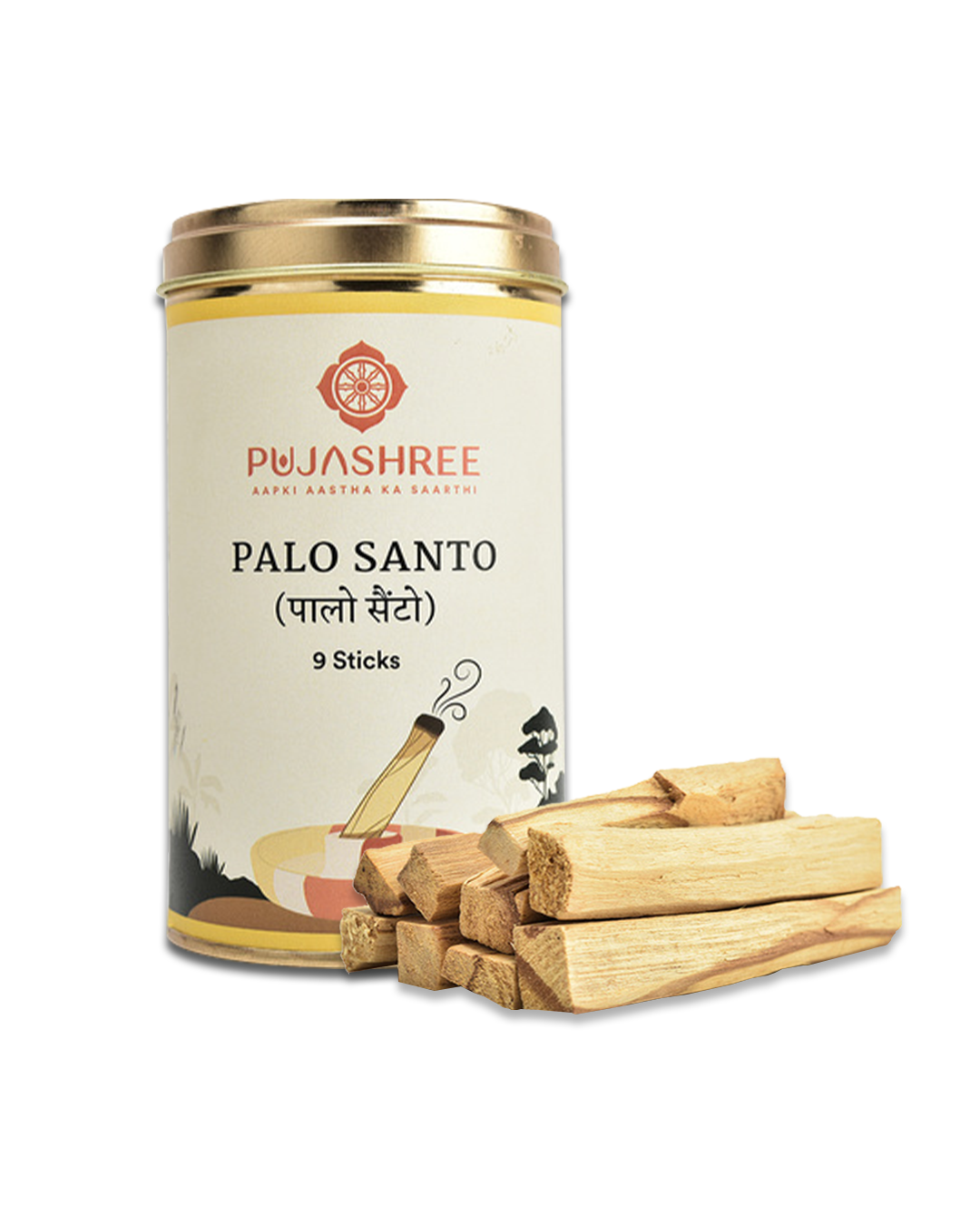 Palo Santo Sticks 9 pcs by Pujashree | Sanatana Journey
