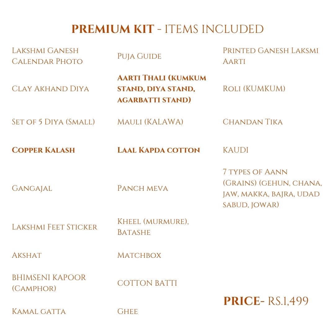 Diwali Pooja Kit – Complete Lakshmi Pooja Samagri