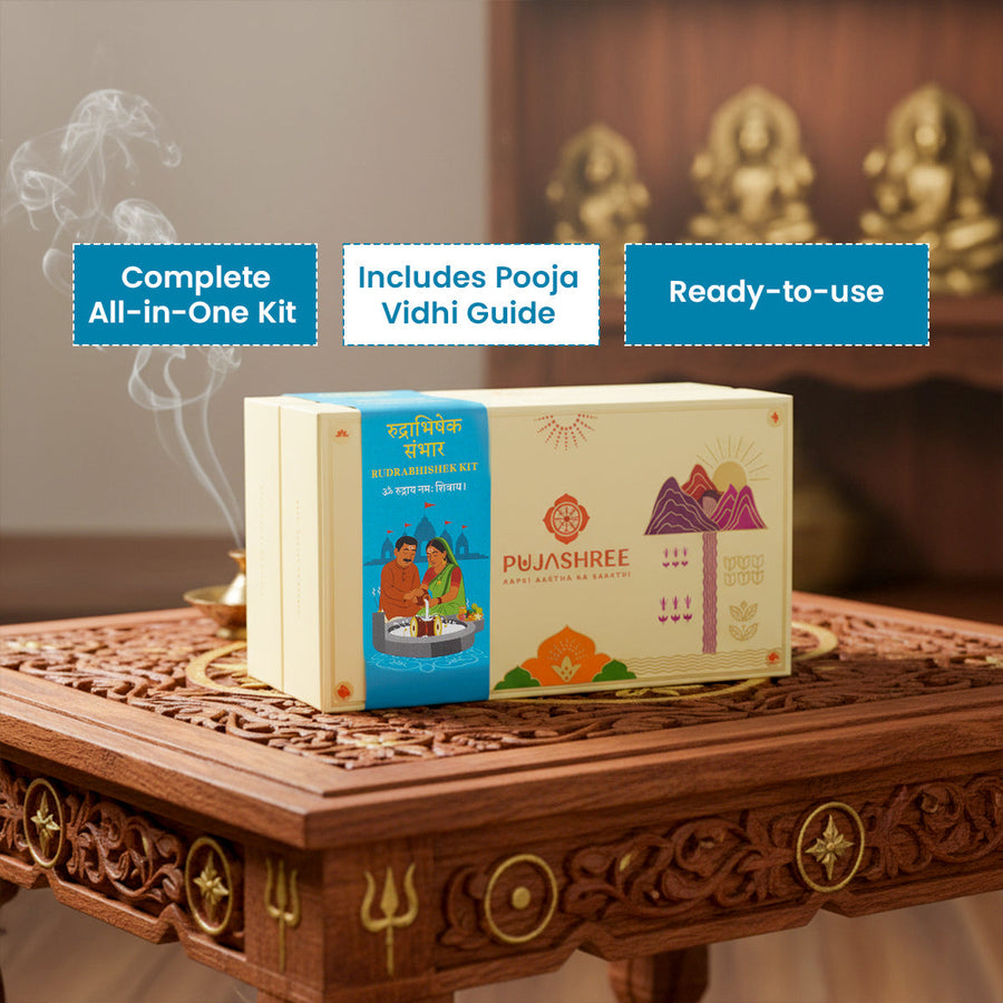 Rudrabhishek Kit – Complete Vedic Set for Shiv Puja & Abhishek by Pujashree | Sanatana Journey