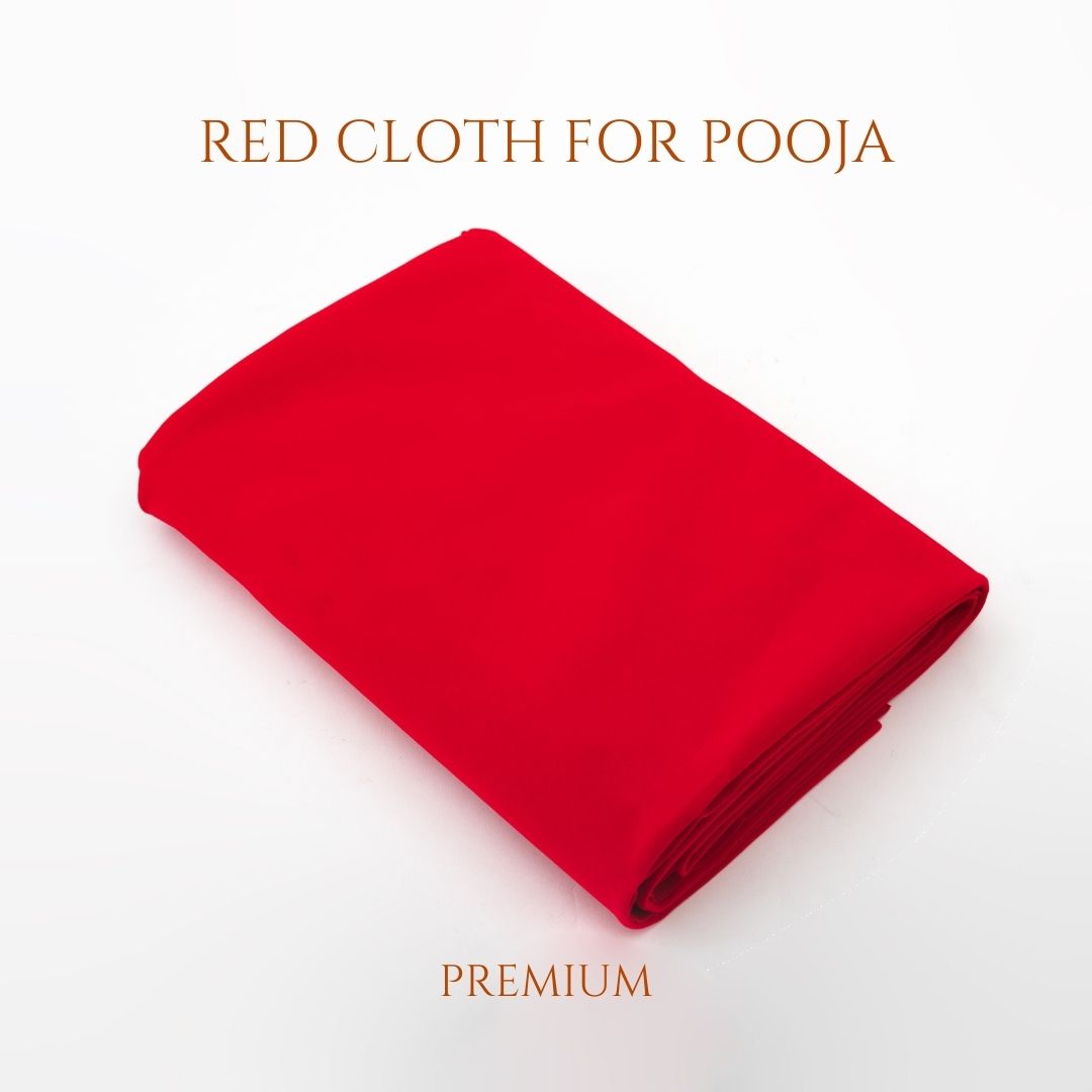 Red Cloth for Pooja 