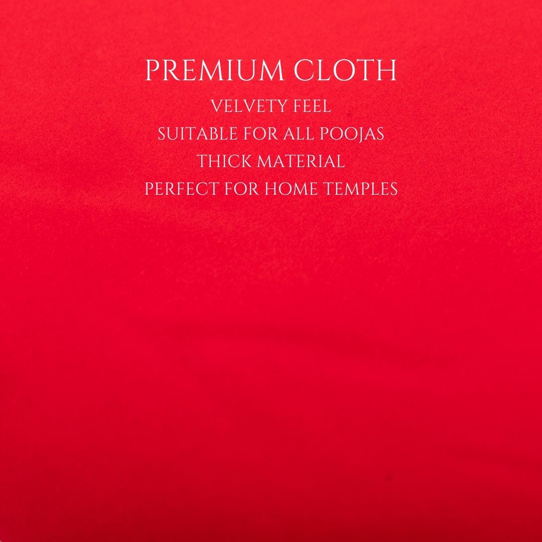 Red Cloth for Pooja 