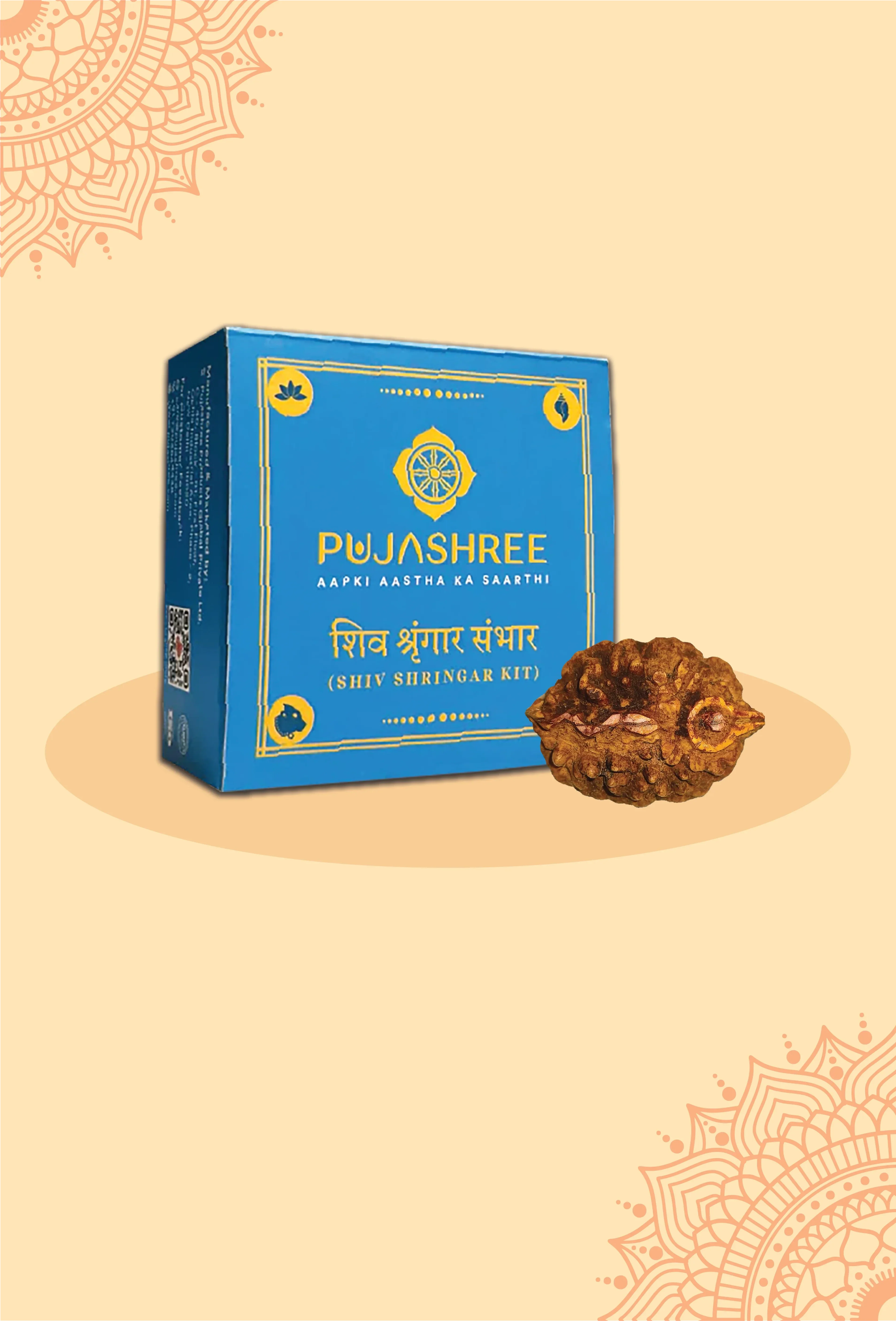 Mahadev Aaradhna Kit – Shivling Rudraksh & Shiv Shringar Kit for Complete Shiv by Pujashree | Sanatana Journey