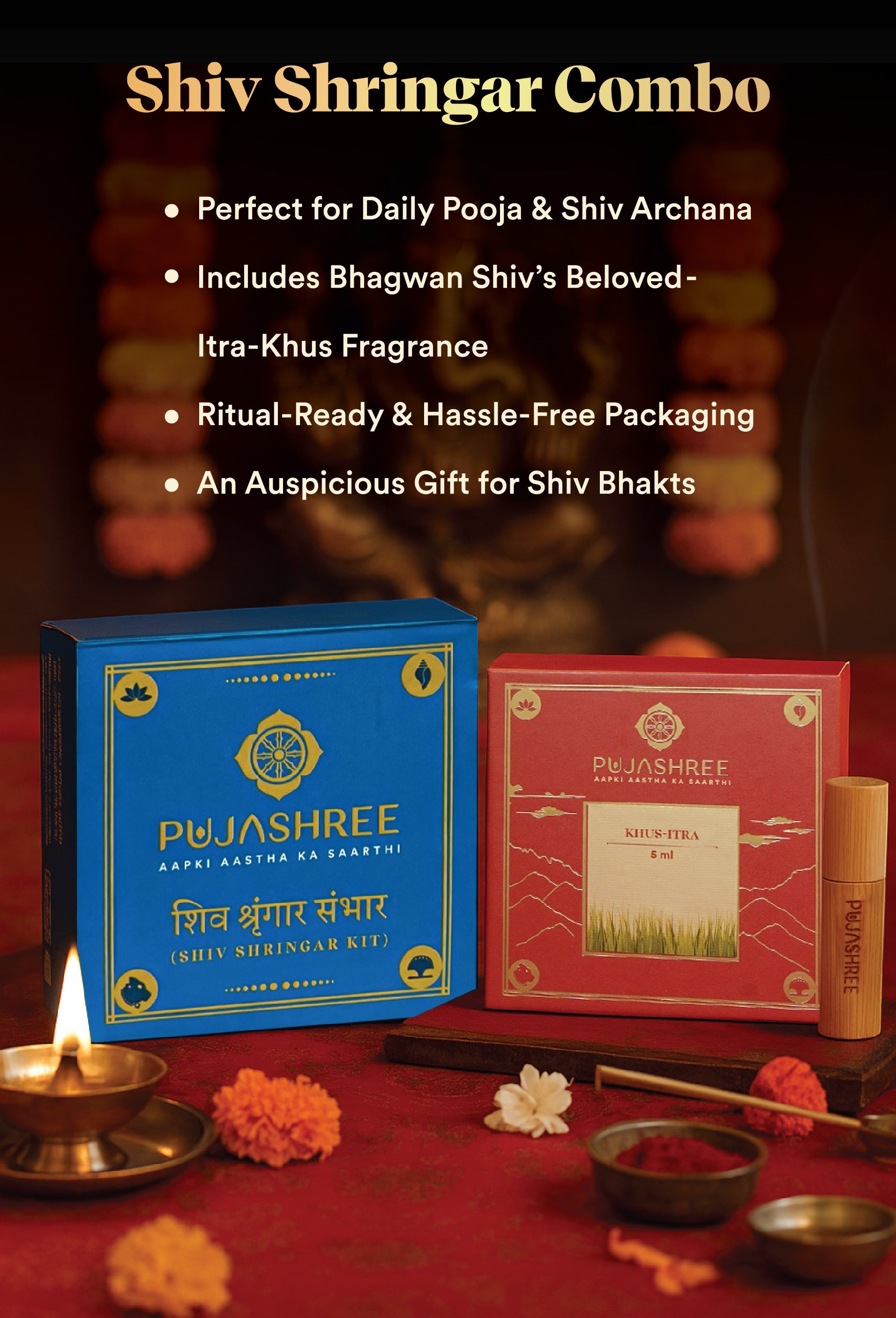 Shiv Shringar Combo by Pujashree | Sanatana Journey