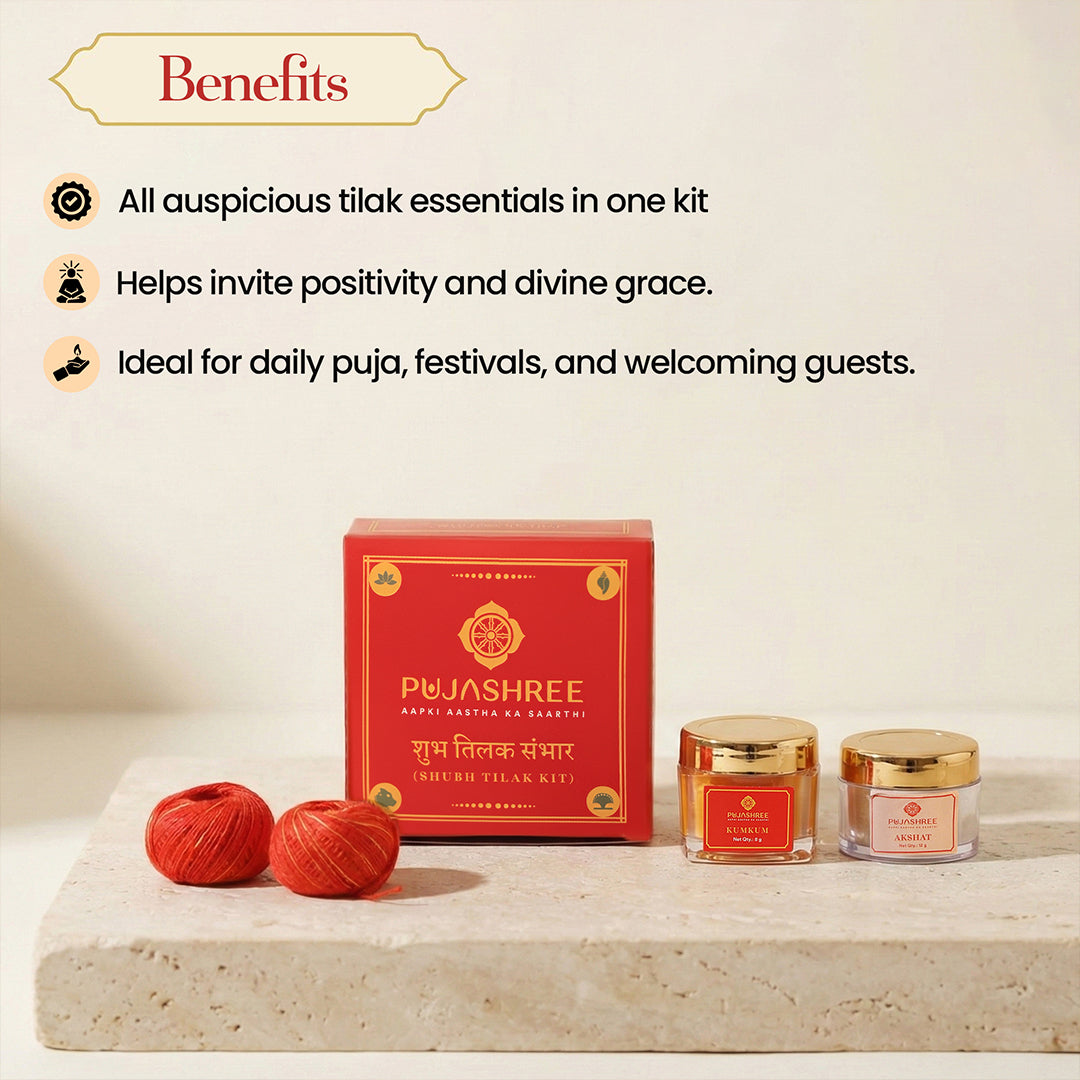Shubh Tilak Kit by Pujashree | Sanatana Journey