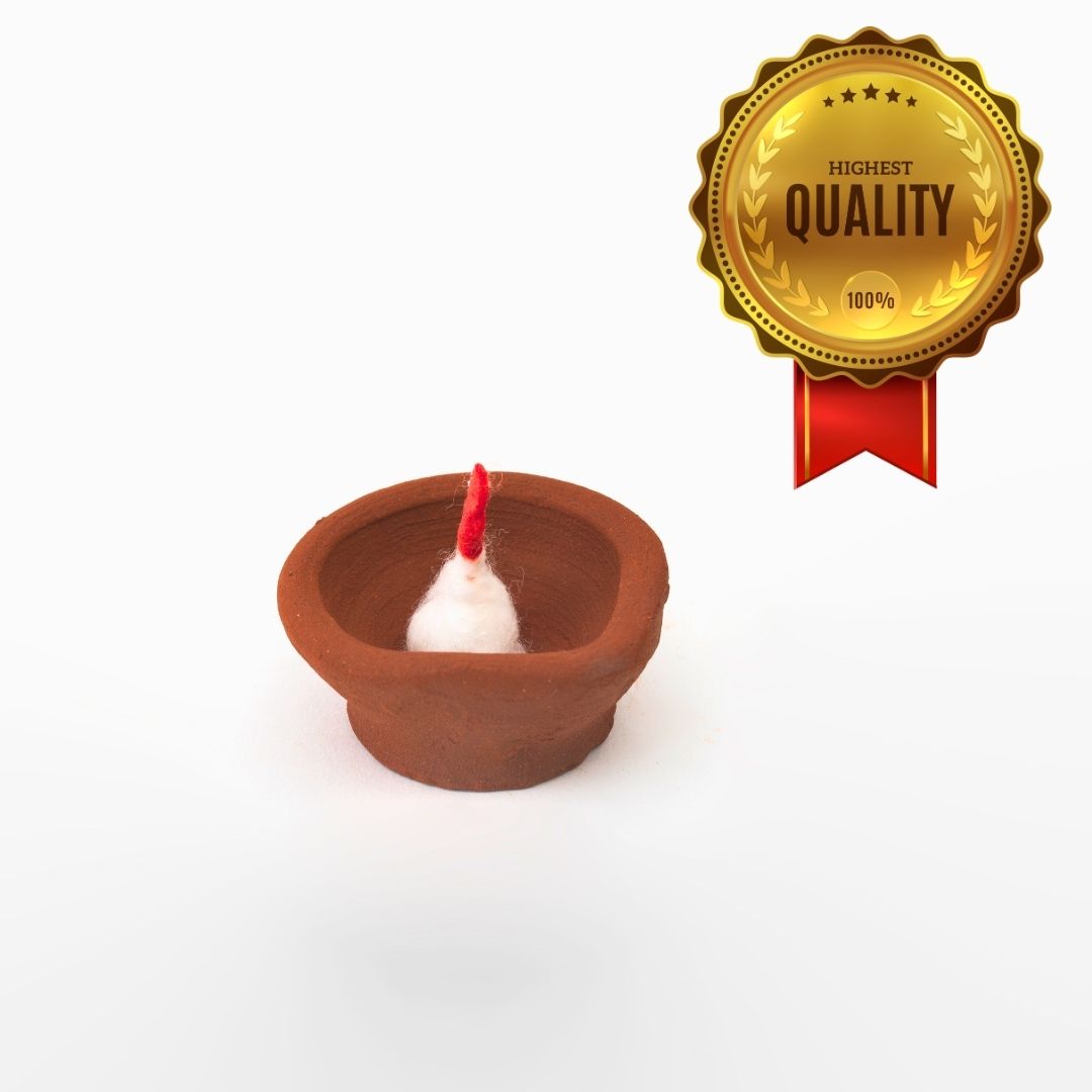 Small Clay Diya