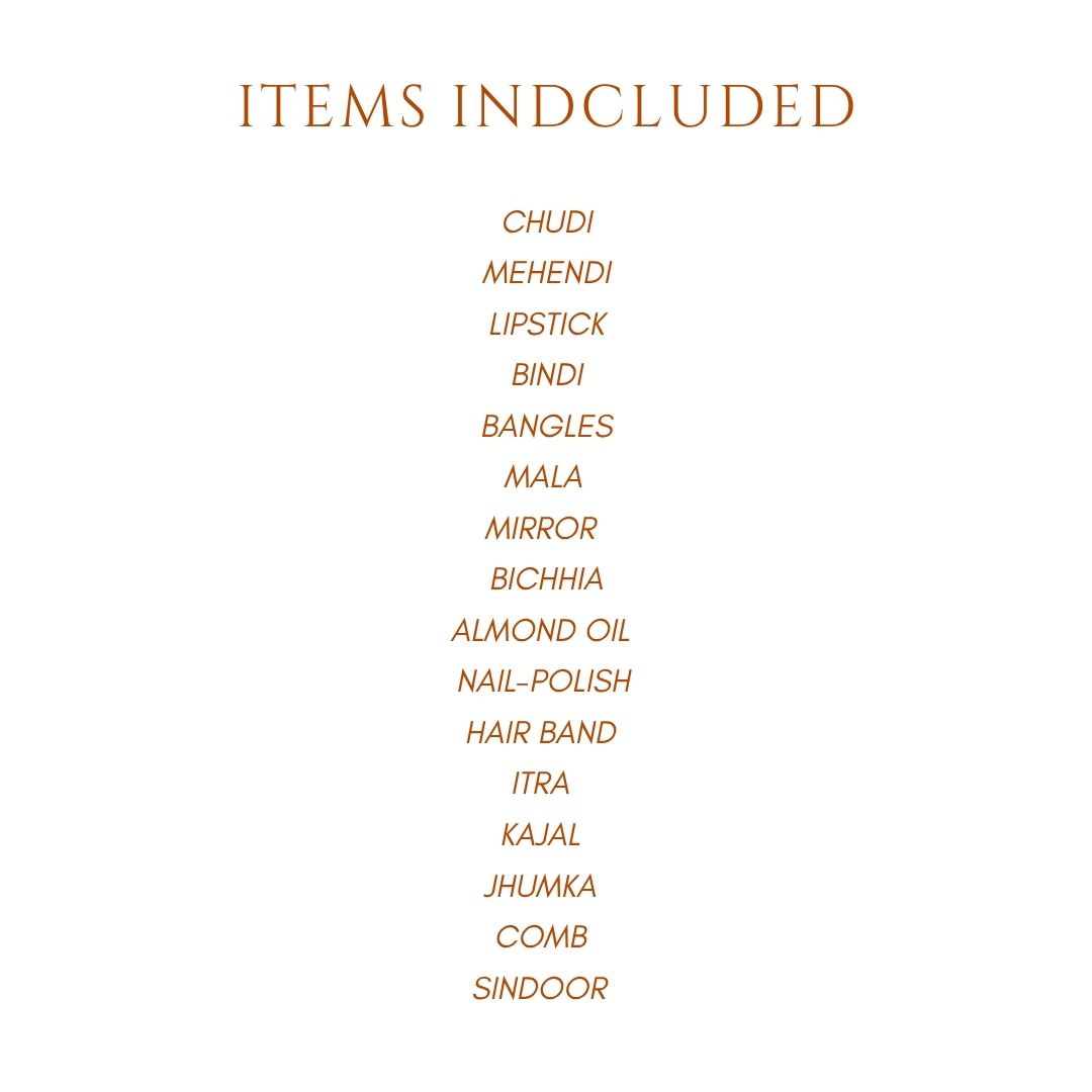 Solah 16 Shringar List for Mata Rani