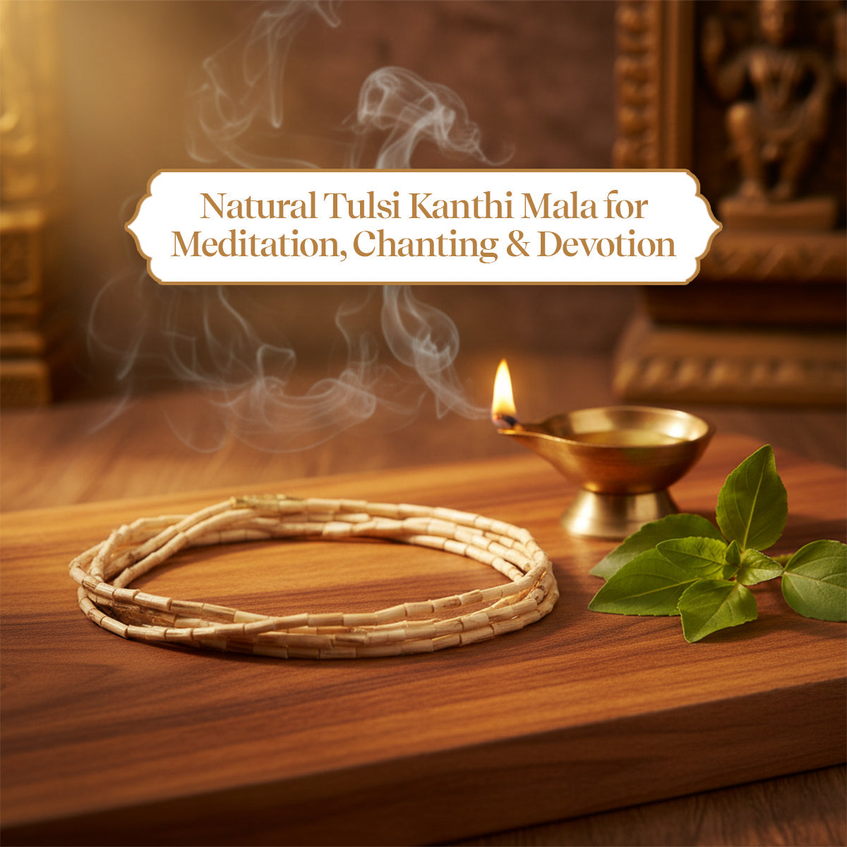 Tulsi Kanthi Mala – Sacred Garland of Devotion by Pujashree | Sanatana Journey