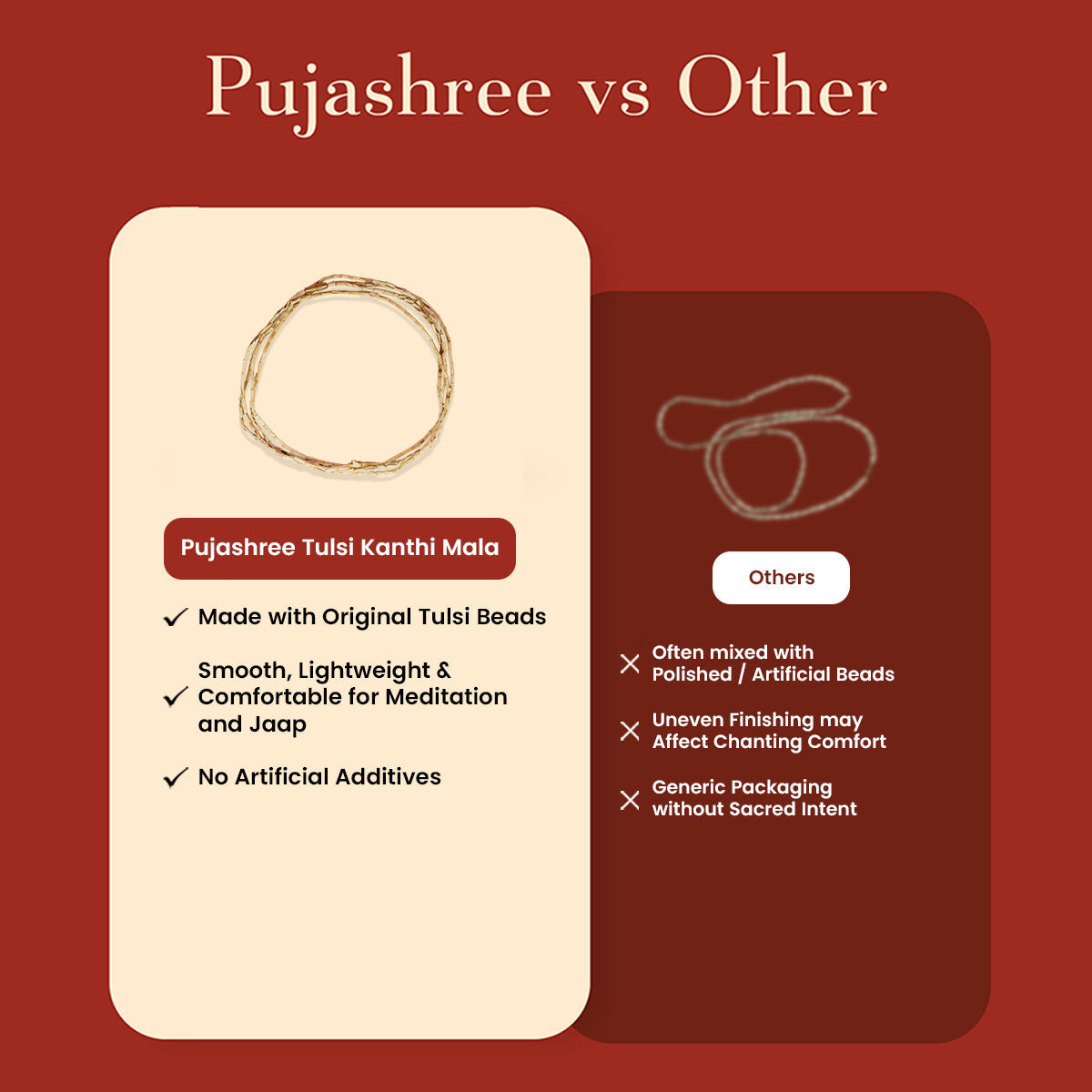 Tulsi Kanthi Mala – Sacred Garland of Devotion by Pujashree | Sanatana Journey