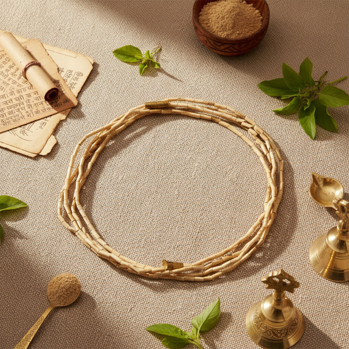 Tulsi Kanthi Mala – Sacred Garland of Devotion by Pujashree | Sanatana Journey
