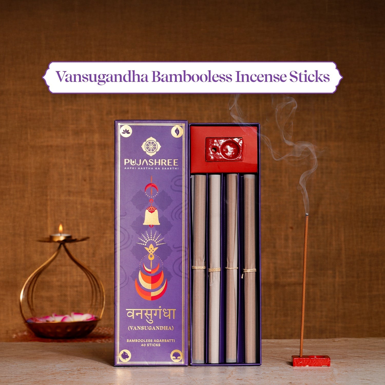 Vansugandha Bambooless Agarbatti – Fresh Aroma for a Calm Mind & Sacred Surroundings