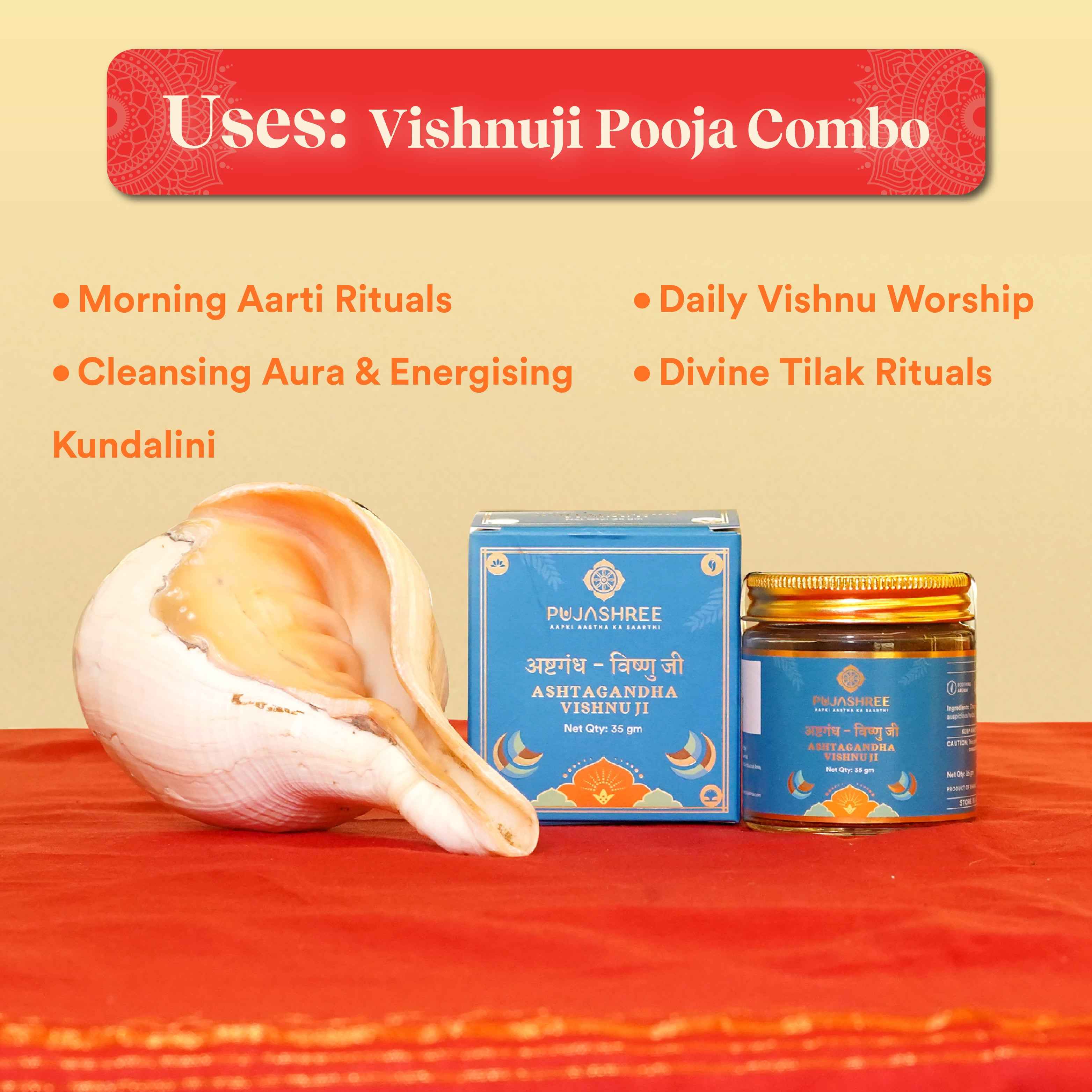 Vishnuji Puja Combo by Pujashree | Sanatana Journey