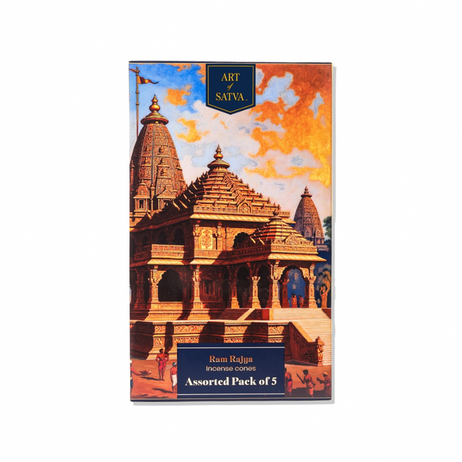 Art of Satva assorted Mandir incense pack front view - Sanatana Journey