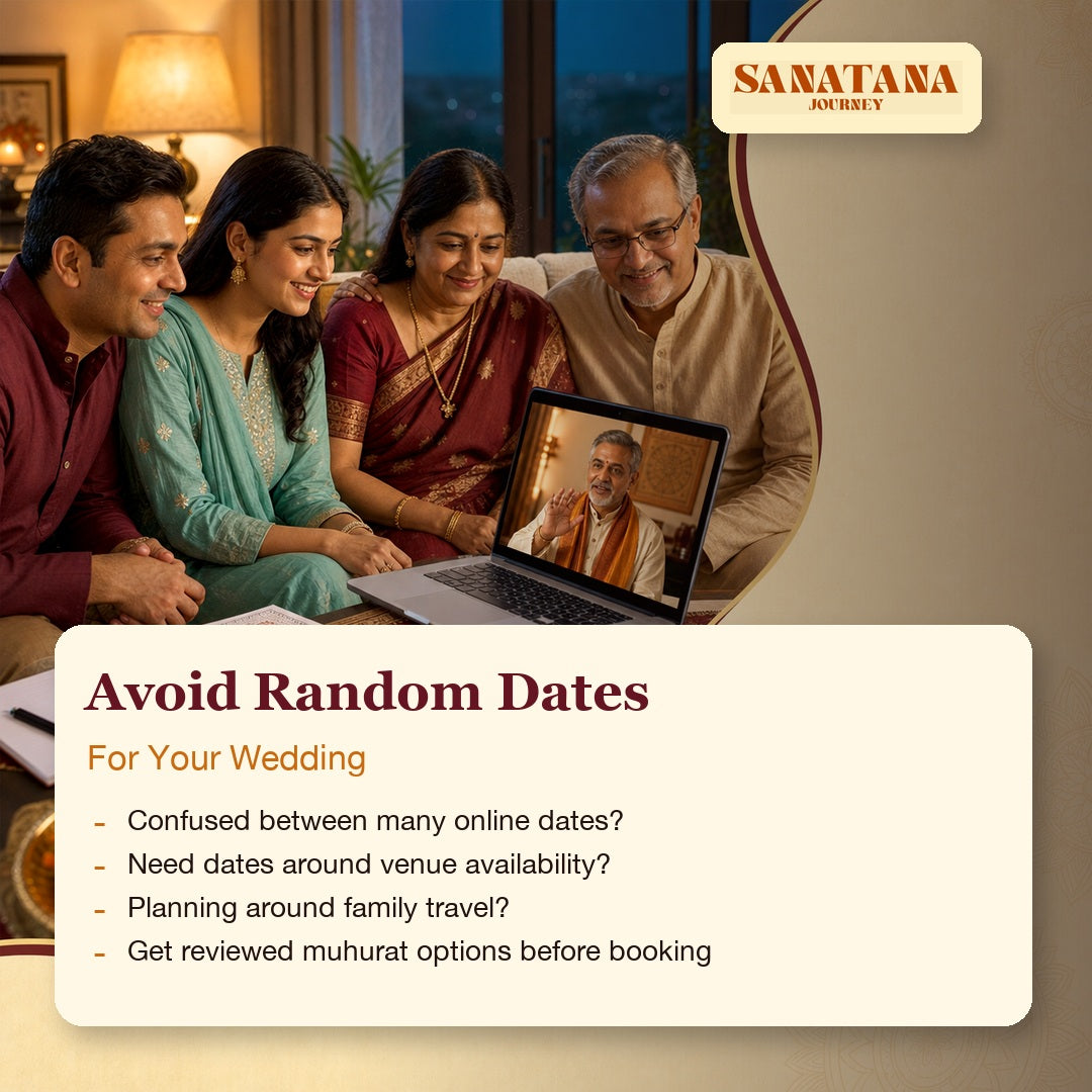 Avoid random wedding dates with shaadi muhurat consultation