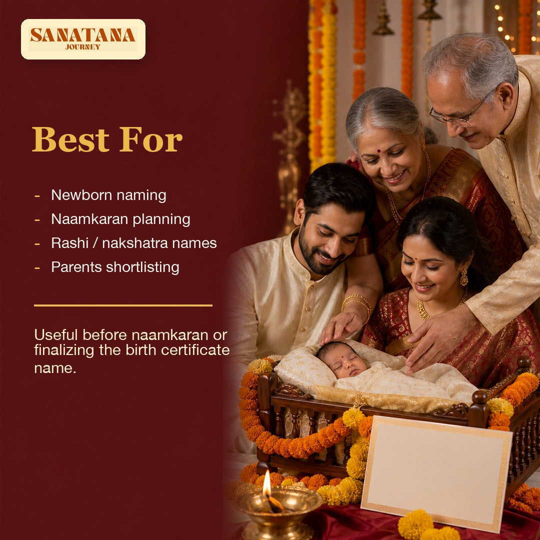 Baby name suggestions for newborn naming naamkaran and rashi nakshatra names