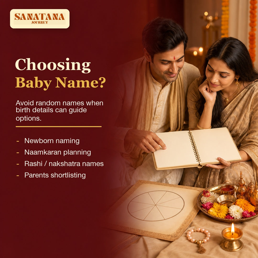 Choose a meaningful baby name using birth details rashi and nakshatra
