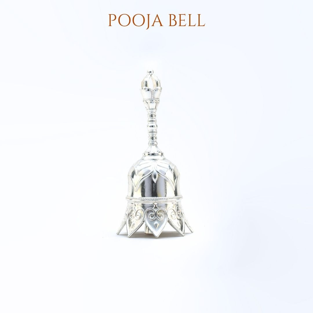 silver pooja bell