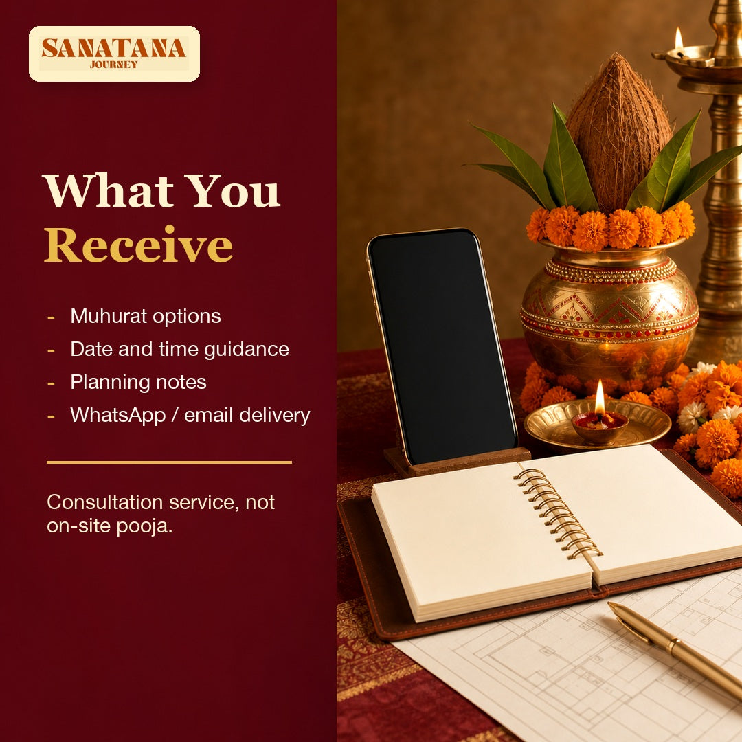 What you receive in bhoomi pujan muhurat consultation