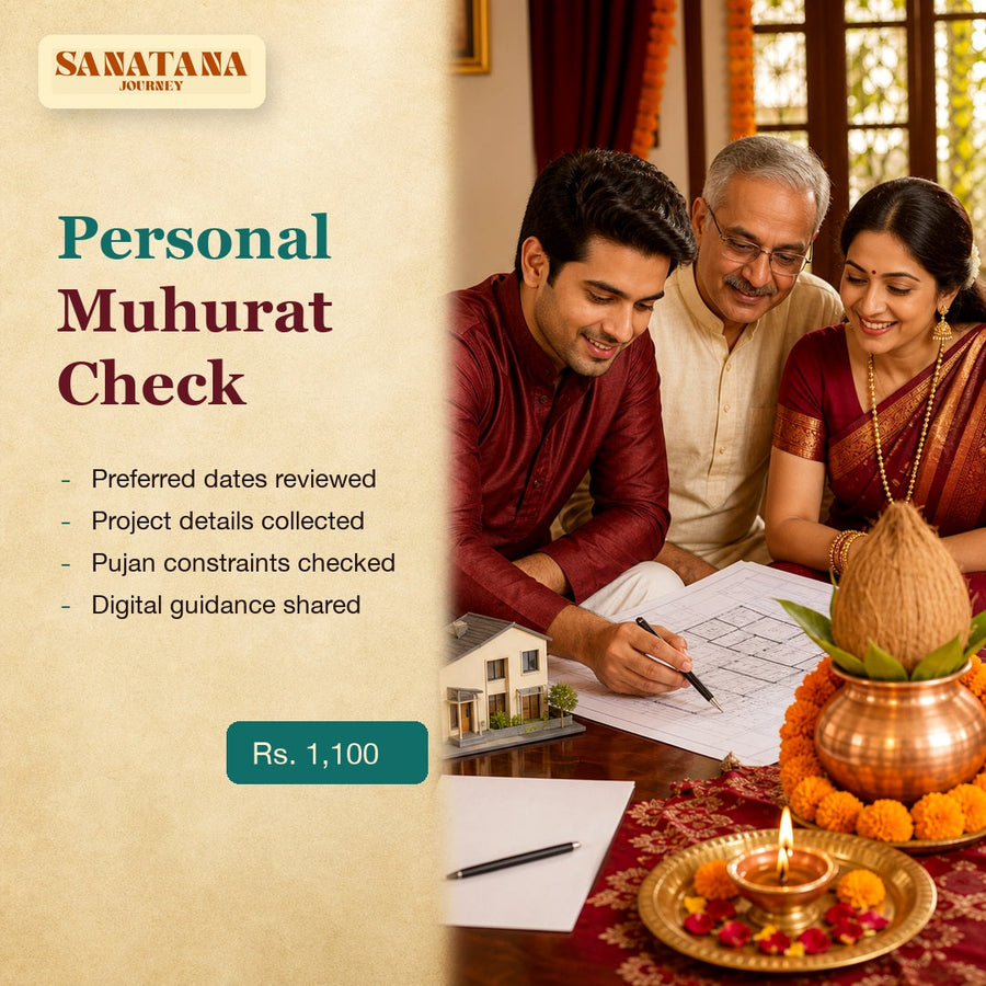 Bhoomi pujan muhurat consultation price Rs 1100
