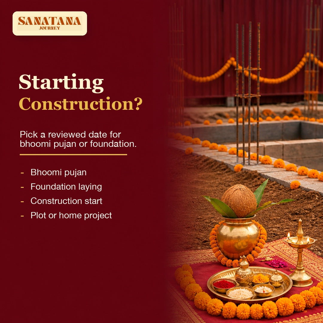 Choose an auspicious date before starting construction