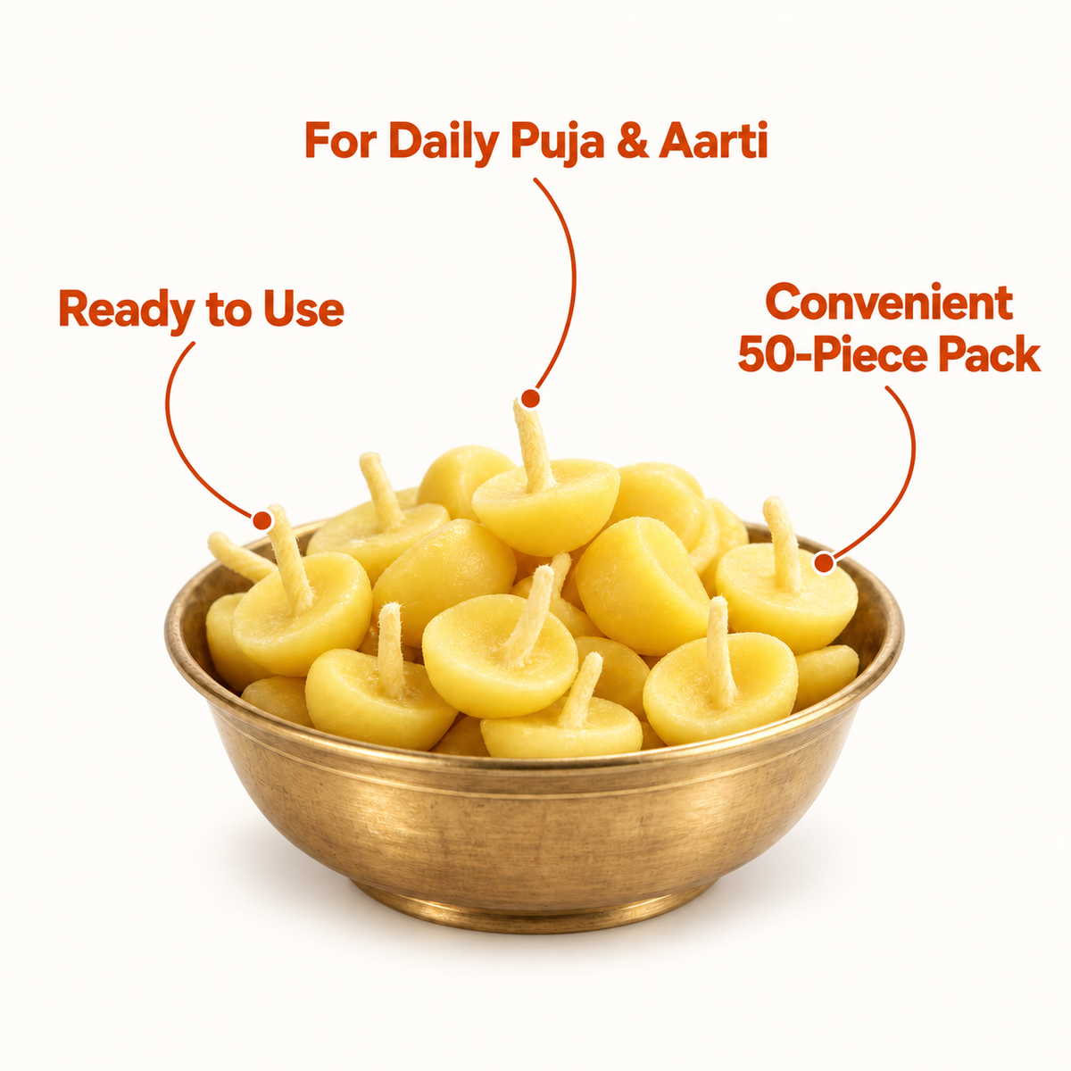 Cow ghee wicks benefits for daily puja and aarti