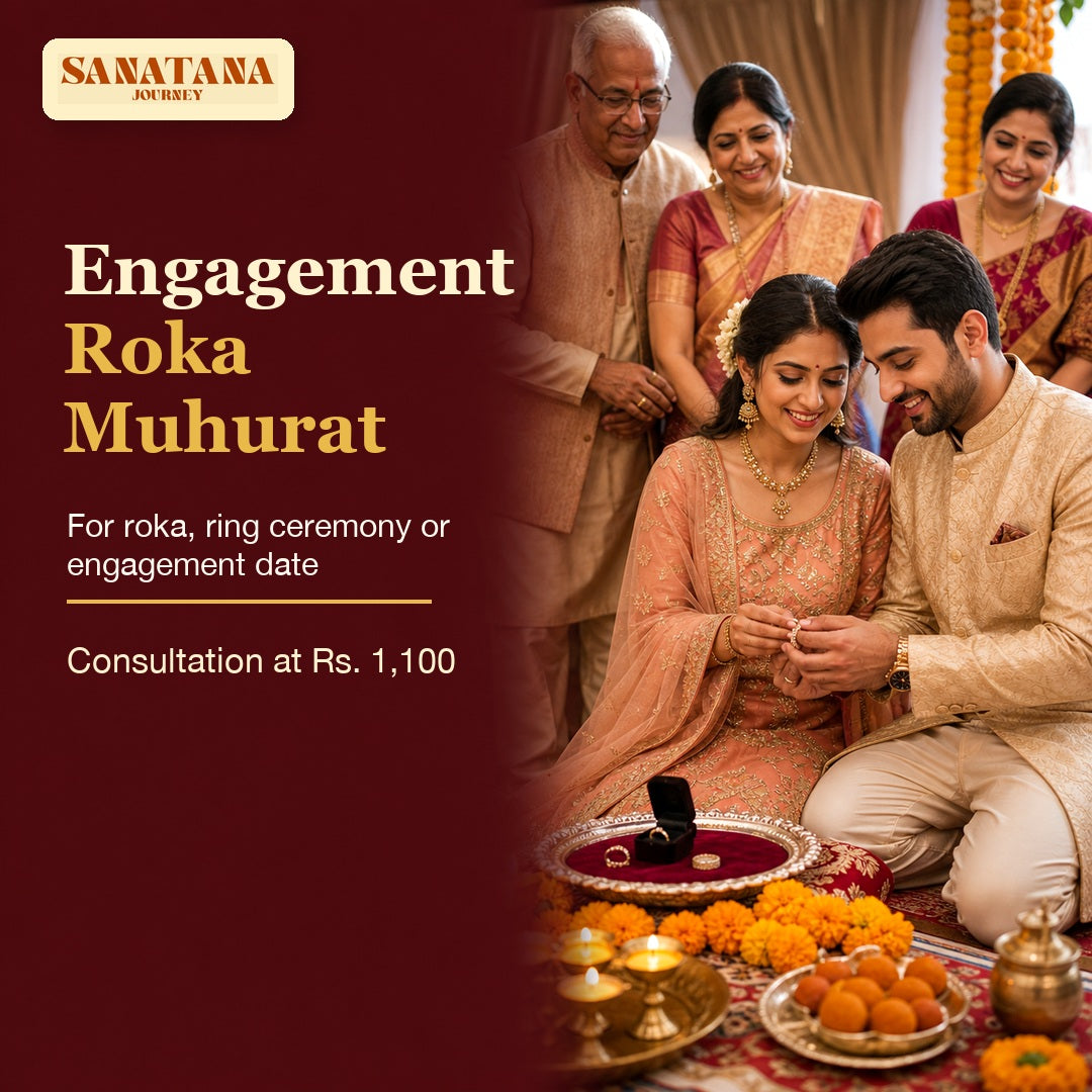 Engagement and Roka Muhurat Consultation for ceremony date