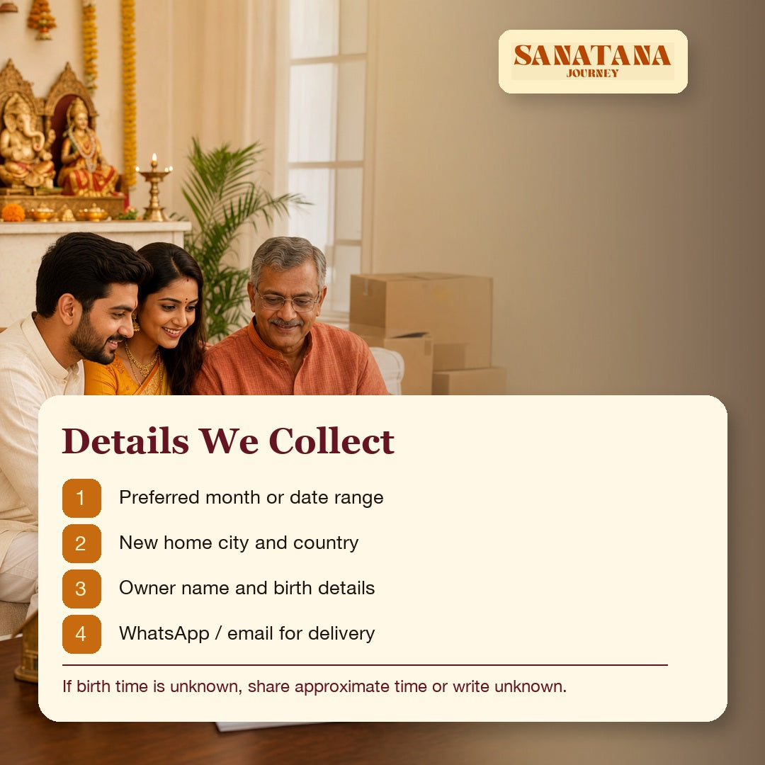 Details collected for Griha Pravesh Muhurat calculation
