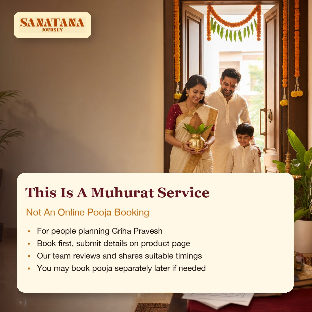 Griha Pravesh Muhurat service not an online pooja booking