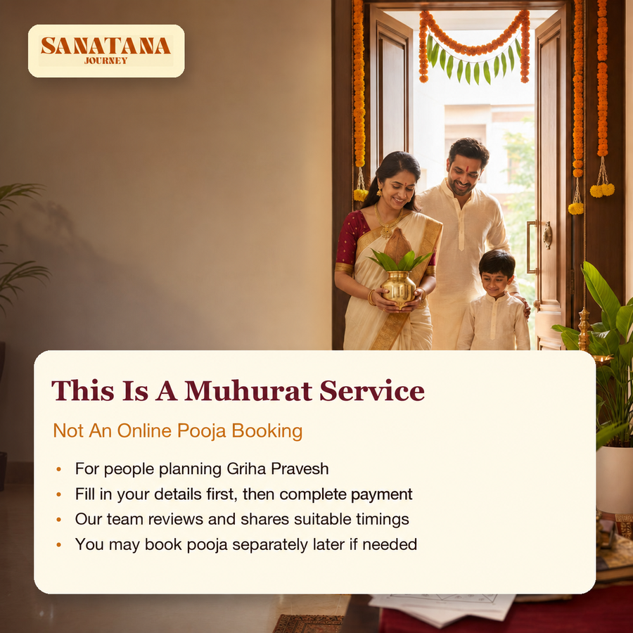Griha Pravesh muhurat consultation: fill in details first, then complete payment