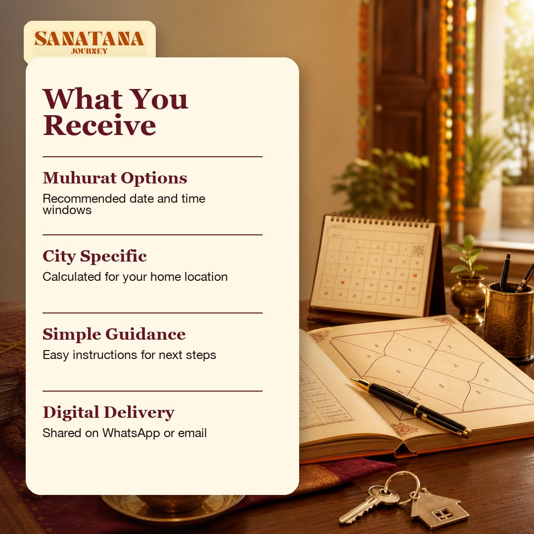 What you receive in Griha Pravesh Muhurat consultation