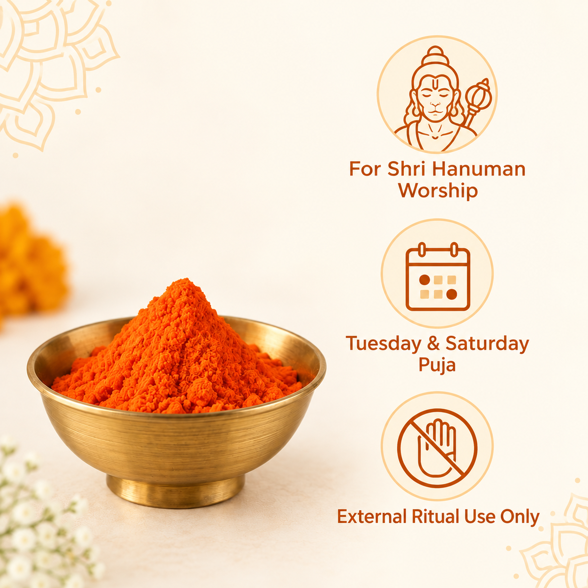 Hanuman Sindoor worship uses and external ritual use guidance