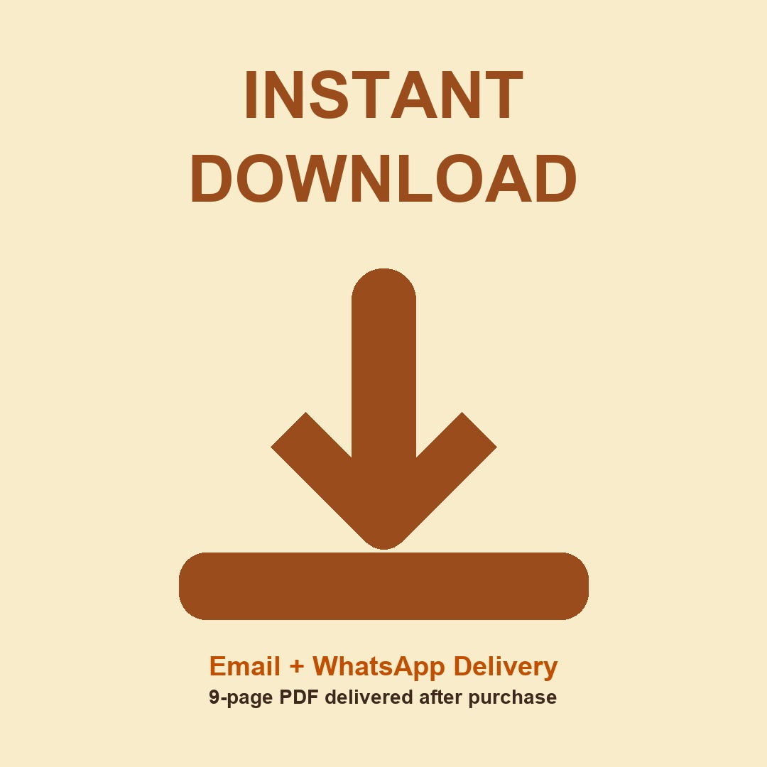 Instant download Jivitputrika Jitiya Vrat Guide Hindi and English eBook image showing Email and WhatsApp PDF delivery after purchase