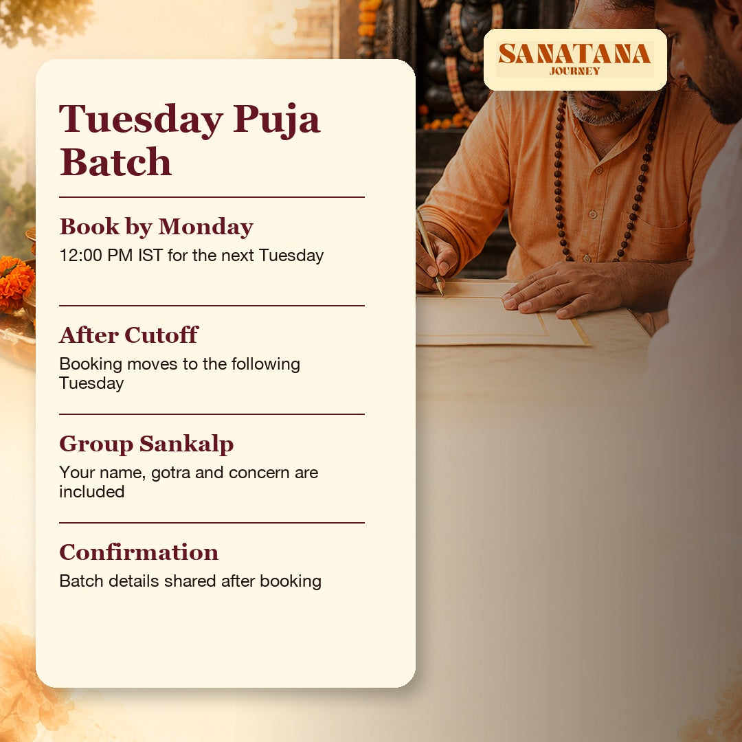 Kaal Bhairav Puja Tuesday execution book by Monday 12 PM IST