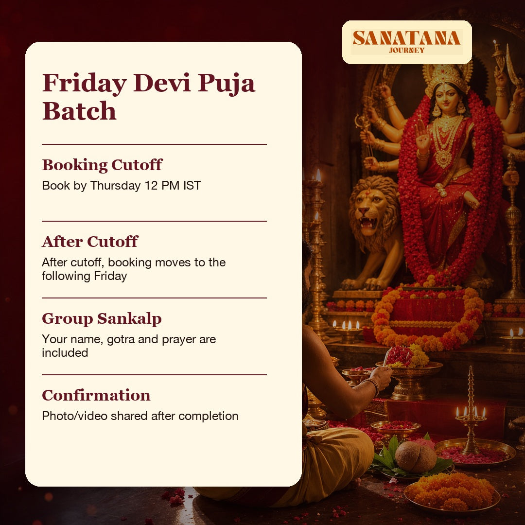 Katyayani Friday Devi puja batch booking cutoff