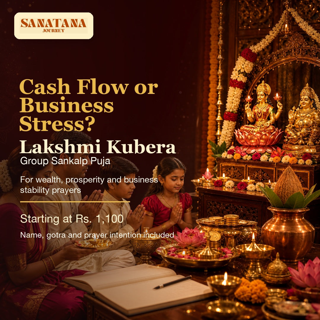 Lakshmi Kubera Group Sankalp Puja for cash flow business stress and prosperity prayers