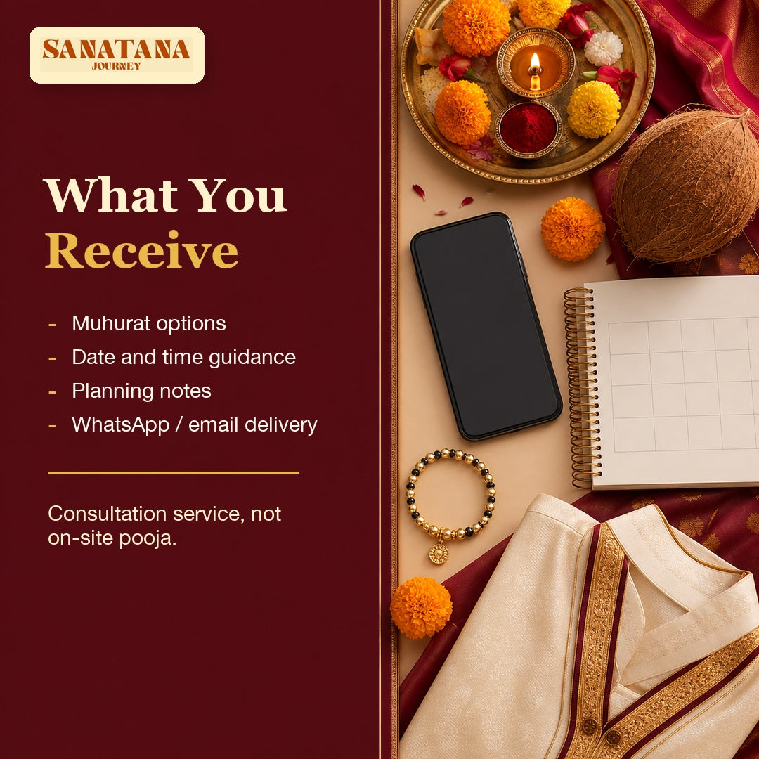 What you receive in mundan muhurat consultation