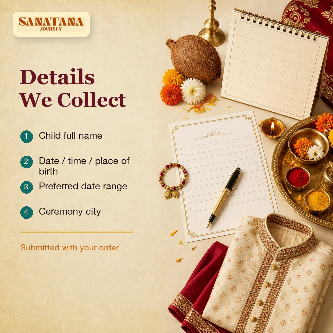 Details collected for mundan muhurat consultation