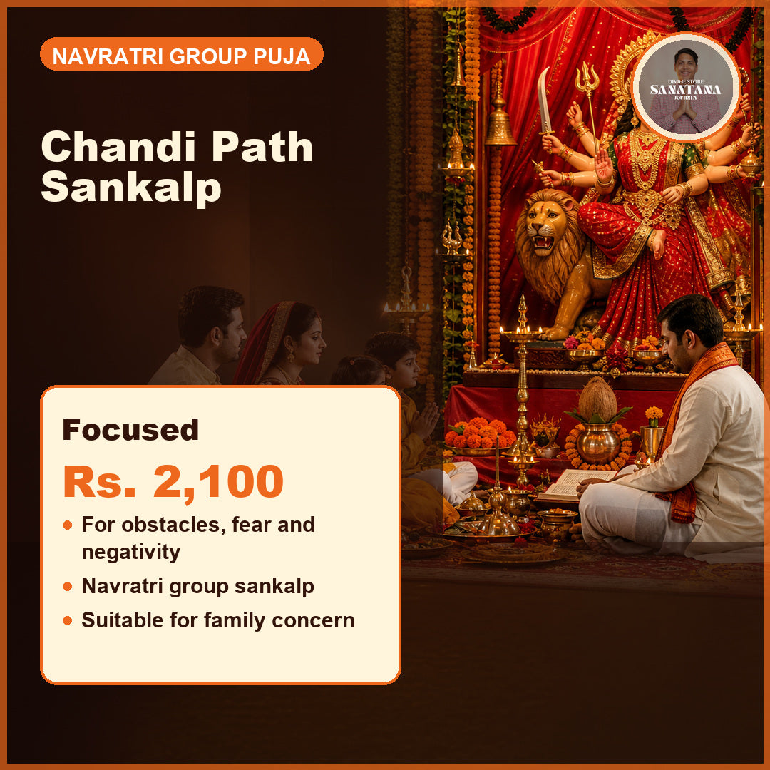 Chandi Path Sankalp Puja Rs 2100 for obstacles fear and negativity
