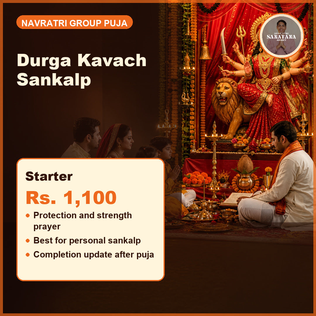 Durga Kavach Sankalp Puja Rs 1100 during Navratri